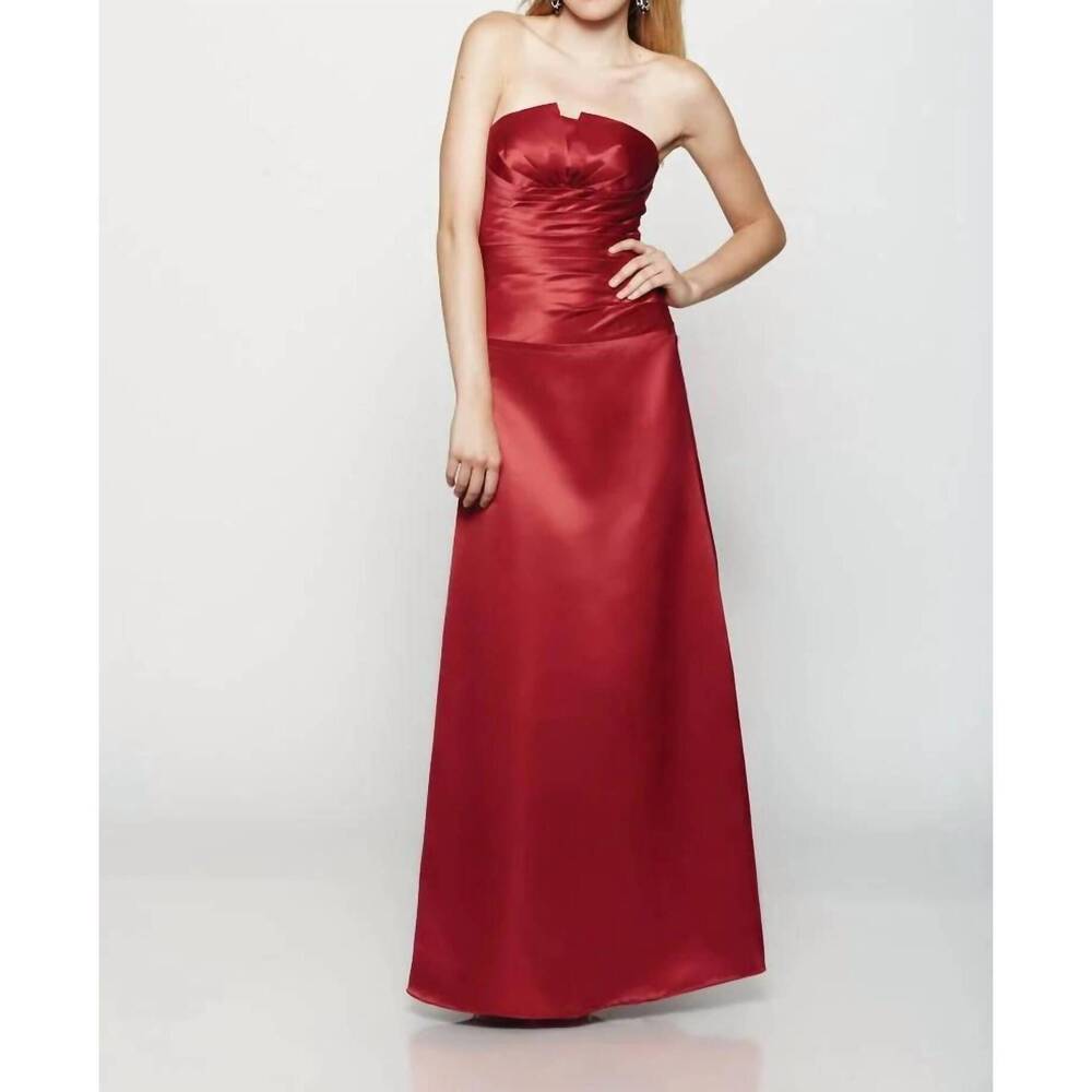NEW LAST DRESS timeless grace gown in claret